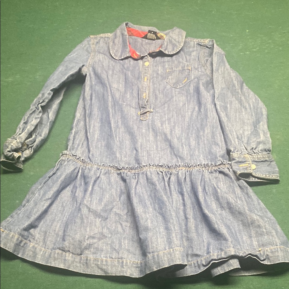 Blue Denim Kids Dress